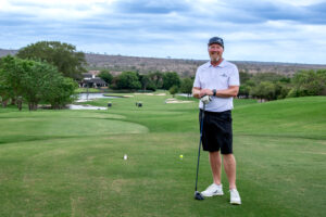 Ben at Leopard Creek Hole 9